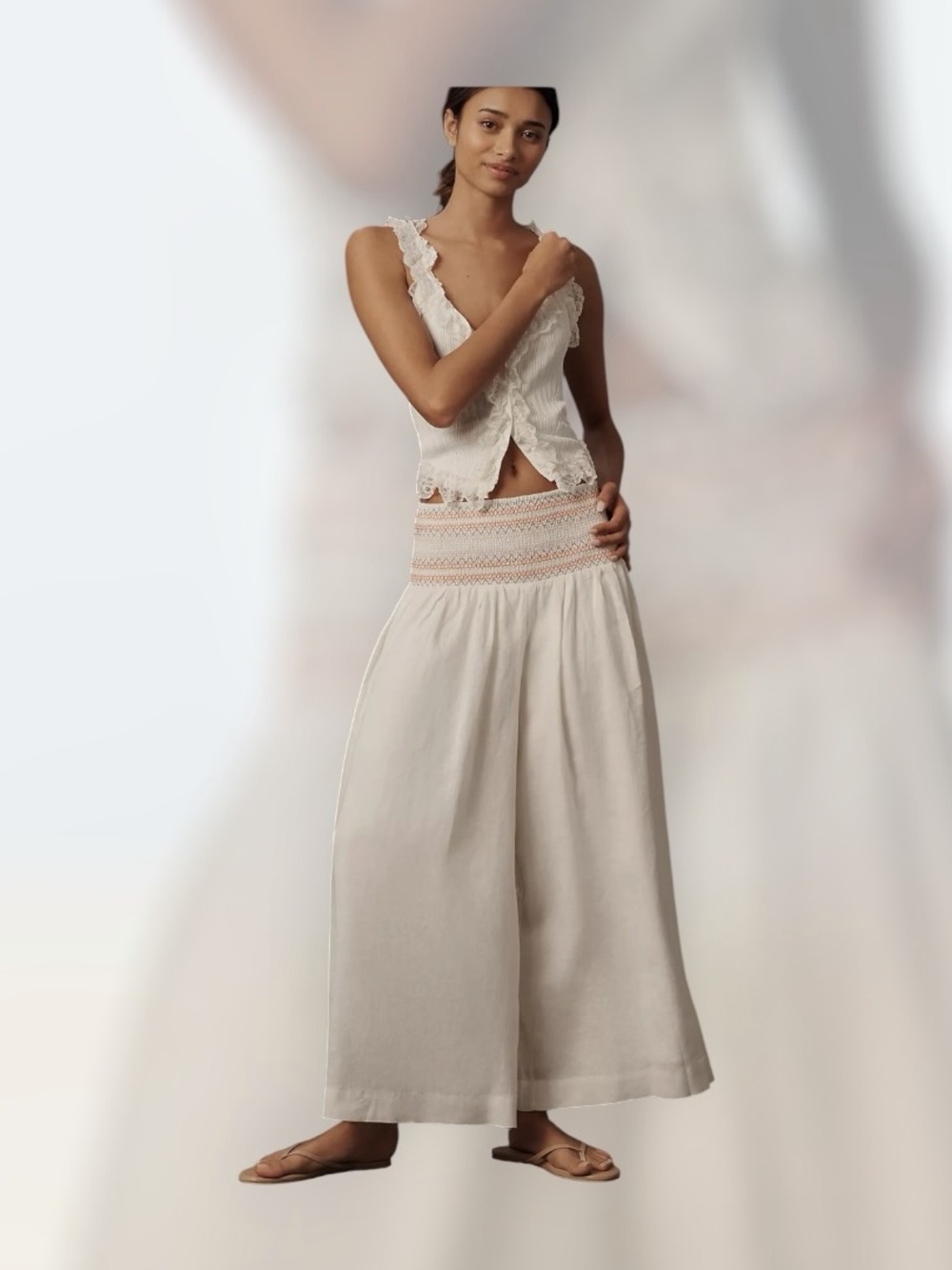 Anthropologie Smocked
Palazzo Pants